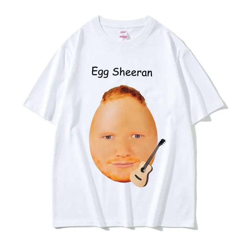 Egg Ed Sheeran Funny Meme T Shirts Men Women Fashion Casual Oversized T-shirts Men's 100% Cotton Crewneck Short Sleeve T-shirt
Egg Ed Sheeran Funny Meme T Shirts Men Women Fashion Casual Oversized T-shirts Men's 100% Cotton Crewneck Short Sleeve T-shirt