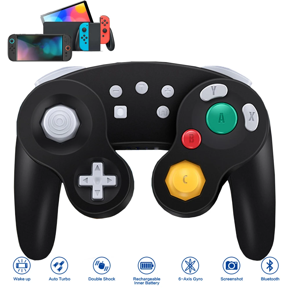 Беспроводной контроллер Bluetooth для консоли Switch 2, контроллер переключателя с турбонаддувом и вибрацией, джойстик 6-Axia
Беспроводной контроллер Bluetooth для консоли Switch 2, контроллер переключателя с турбонаддувом и вибрацией, джойстик 6-Axia