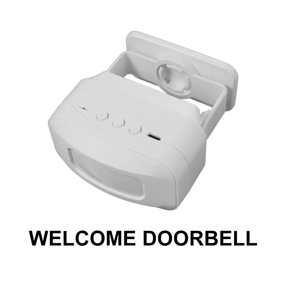 Infrared Induction Welcome Doorbell PIR Motion Detector Multi Language Wireless Door Bell Chime Wireless Anti-theft
Infrared Induction Welcome Doorbell PIR Motion Detector Multi Language Wireless Door Bell Chime Wireless Anti-theft