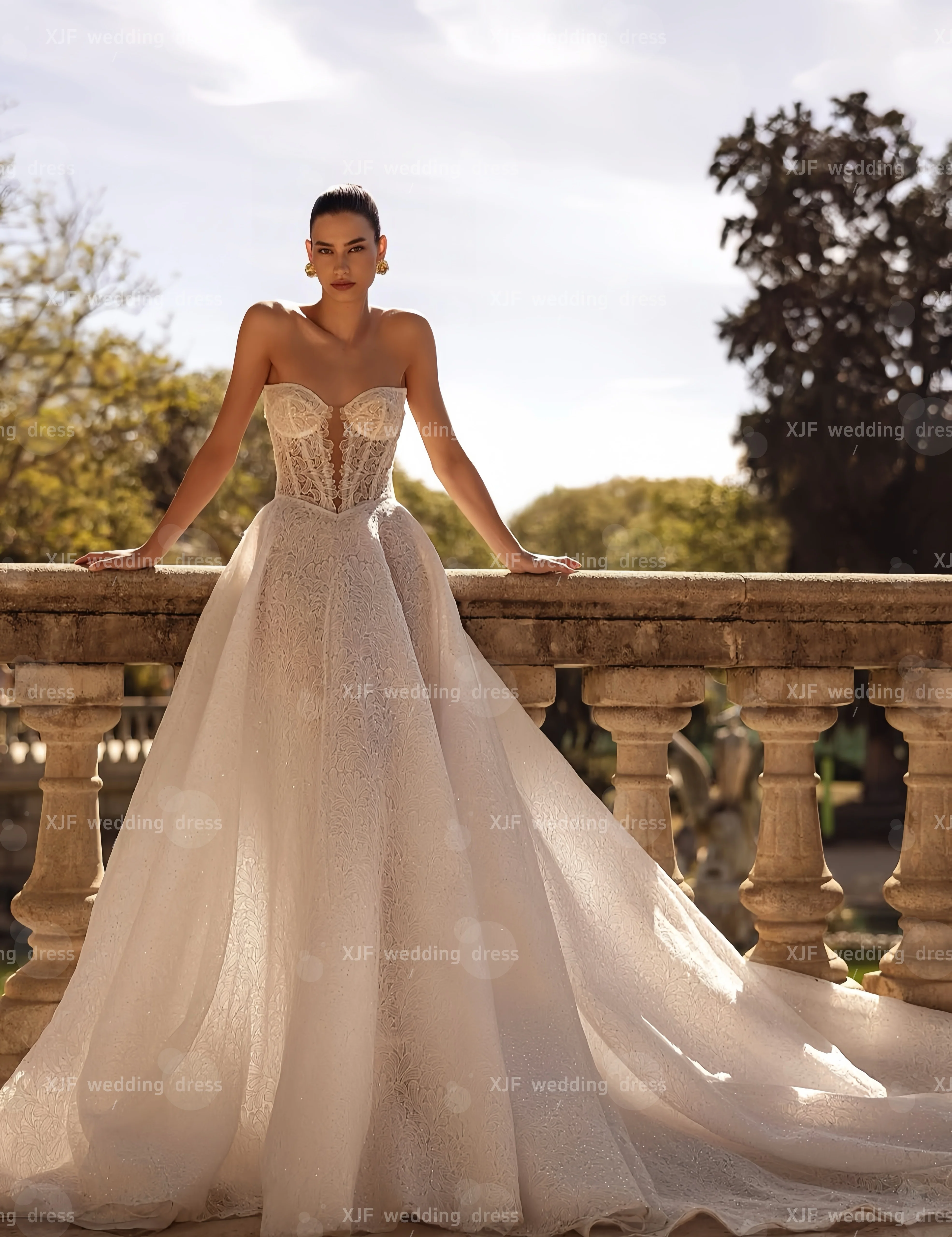 Customzied V-neck sleeveless A-LINE lace elegant wedding dress vestidos de novia amanda novias amanda novias official
Customzied V-neck sleeveless A-LINE lace elegant wedding dress vestidos de novia amanda novias amanda novias official