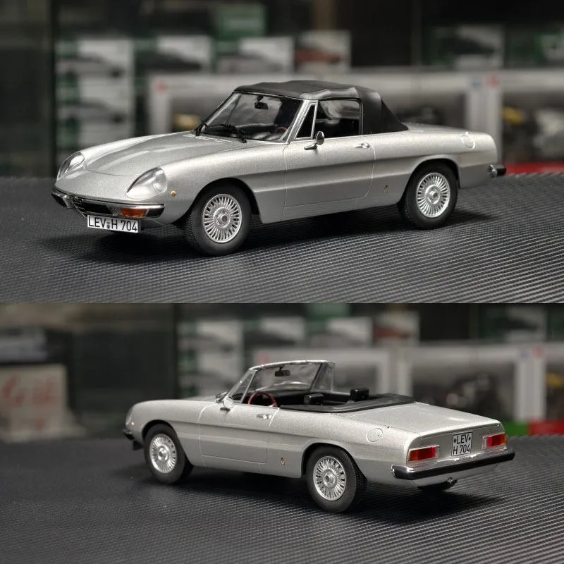 Diecast Norev 1/18 Scale Alfa Romeo 2000 Spider Silver Alloy Car Model
Diecast Norev 1/18 Scale Alfa Romeo 2000 Spider Silver Alloy Car Model