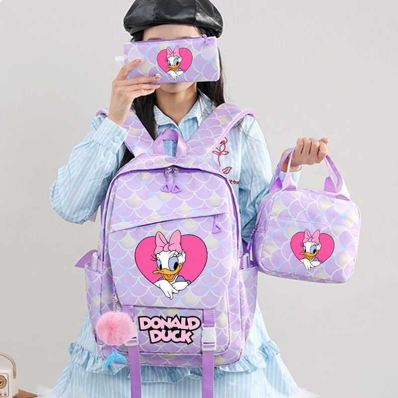 3 шт. набор рюкзаков Дональд Дейзи Утка для девочек Студенческие школьные ранцы Двойная сумка на плечо Подростковая дорожная ручка Сумки для обеда Сумка для книг Рюкзак
3 шт. набор рюкзаков Дональд Дейзи Утка для девочек Студенческие школьные ранцы Двойная сумка на плечо Подростковая дорожная ручка Сумки для обеда Сумка для книг Рюкзак