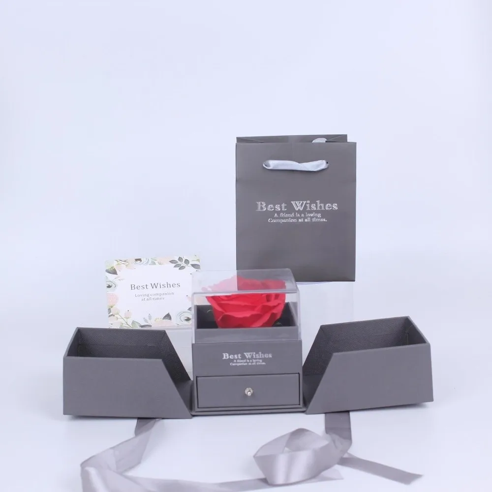 New Red Rose Jewelry Box Necklace Storage with Greeting Card Flower Gifts Box Soap Flower Ring Gift Case Girlfriend Gifts
New Red Rose Jewelry Box Necklace Storage with Greeting Card Flower Gifts Box Soap Flower Ring Gift Case Girlfriend Gifts