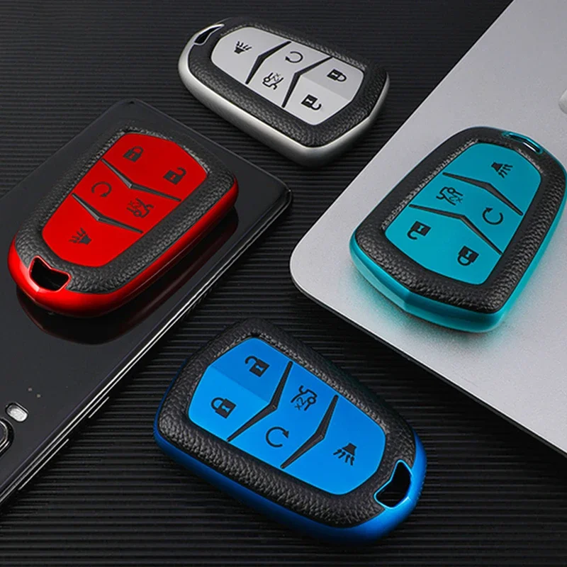 2026 Car Key Case For Cadillac XT5 CT5 XT6 Escalade CT6 ATS CTS DTS ESV SRX STS XTS ELR ATS-L 28T Tpu Key Shell Car Accessories
2026 Car Key Case For Cadillac XT5 CT5 XT6 Escalade CT6 ATS CTS DTS ESV SRX STS XTS ELR ATS-L 28T Tpu Key Shell Car Accessories
