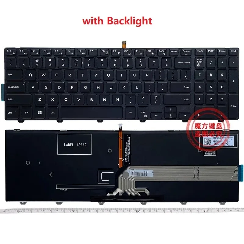 Новая американская клавиатура для DELL 17-5748 5749 5755 5758 5759 P26E 15 5557 5478, подсветка клавиатуры ноутбука
Новая американская клавиатура для DELL 17-5748 5749 5755 5758 5759 P26E 15 5557 5478, подсветка клавиатуры ноутбука
