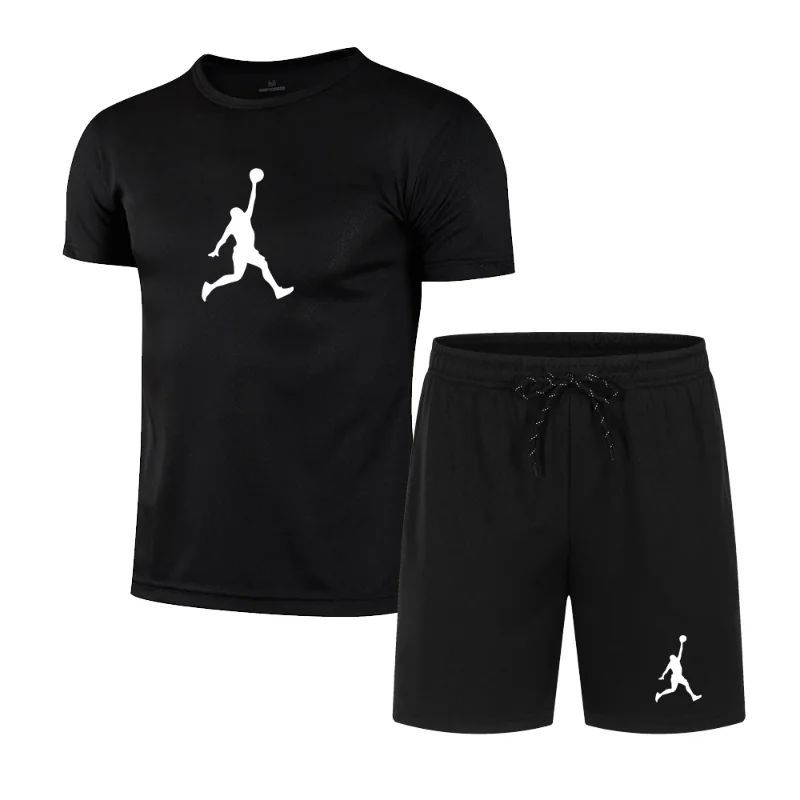 2026 Men's Short-Sleeved T-shirt + Shorts, Sports Set, Printed Design, Casual Style, Mesh Material, Suitable for Running
2026 Men's Short-Sleeved T-shirt + Shorts, Sports Set, Printed Design, Casual Style, Mesh Material, Suitable for Running