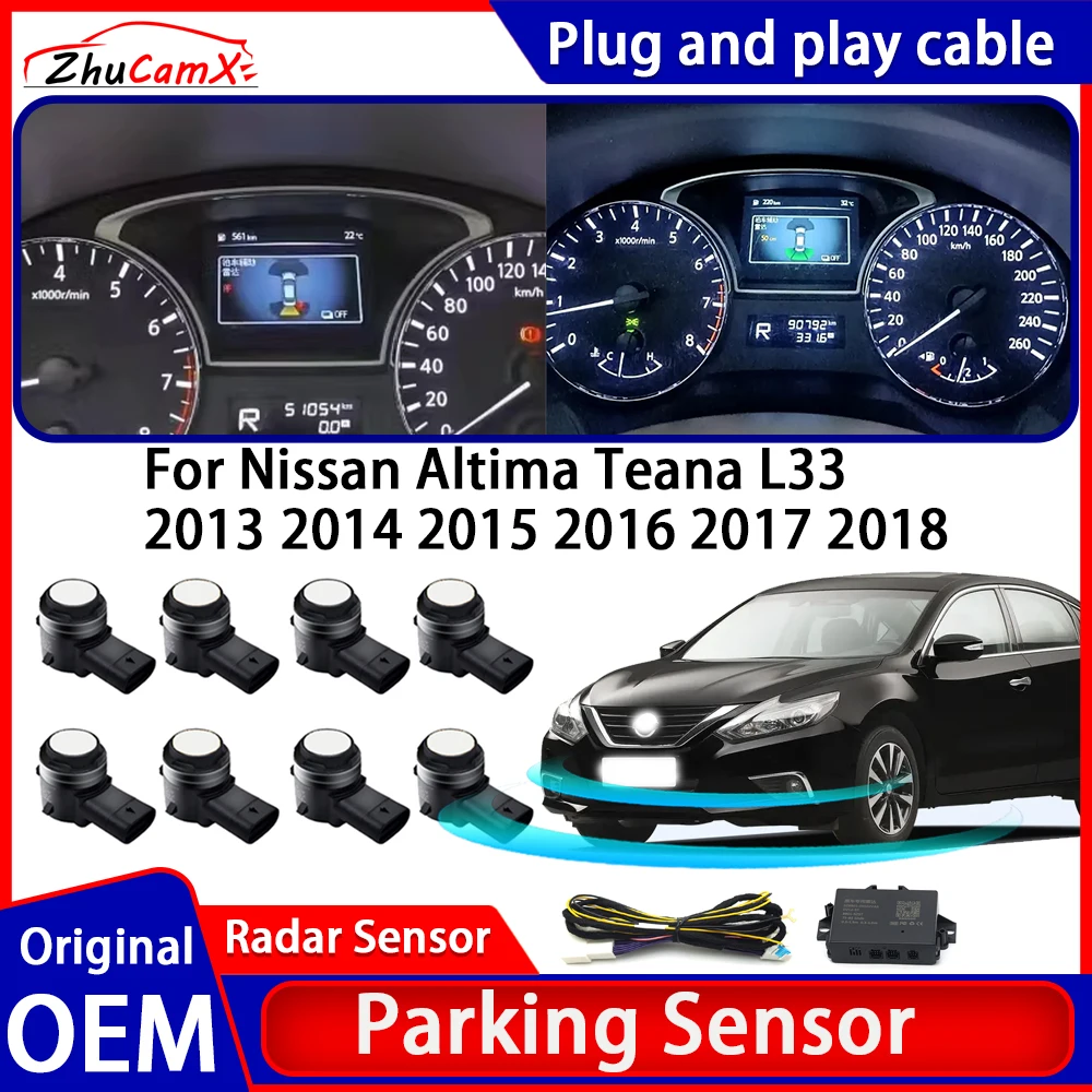 OEM Car Parking Sensor Kit Buzzer Alarm Reverse Radar Detector System For Nissan Altima Teana L33 2013 2014 2015 2016 2017 2018
OEM Car Parking Sensor Kit Buzzer Alarm Reverse Radar Detector System For Nissan Altima Teana L33 2013 2014 2015 2016 2017 2018