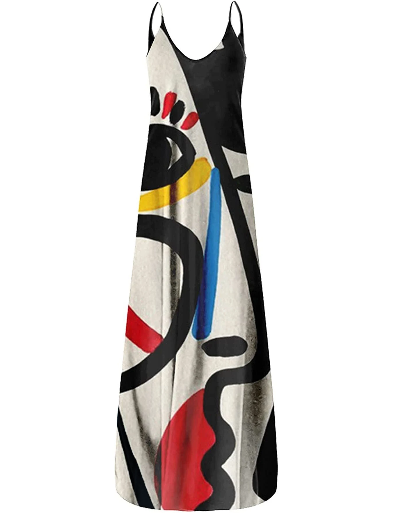 2025 plus size Summer Women's Wear European and American Oil Painting Dress Round Neck Printed Women's Strap Large Long Dress
2025 plus size Summer Women's Wear European and American Oil Painting Dress Round Neck Printed Women's Strap Large Long Dress