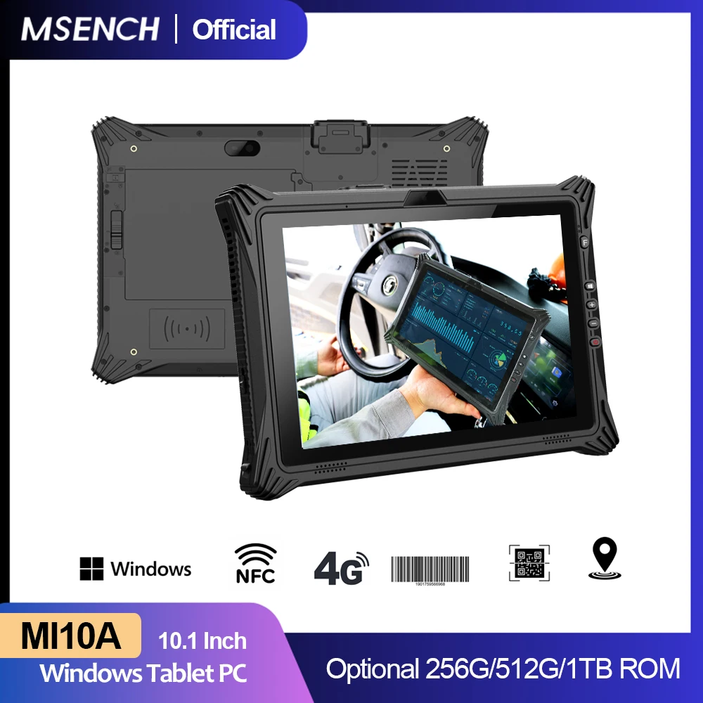 MSENCH 10.1 Inch Windows 11 Pro Rugged Tablet 4G LTE GPS 10000mAh Battery Support Hot-swappable 16GB RAM/256GB 512GB 1TB ROM
MSENCH 10.1 Inch Windows 11 Pro Rugged Tablet 4G LTE GPS 10000mAh Battery Support Hot-swappable 16GB RAM/256GB 512GB 1TB ROM