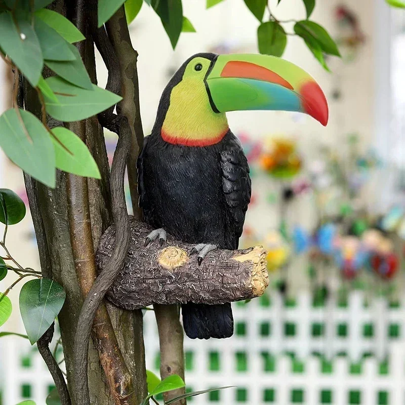 y Toucan Tree Hugger Garden Statue Nature Country Art Bird for Indoor Outdoor Tree Decorations Bird Sculpture for Lawn Yard Pati
y Toucan Tree Hugger Garden Statue Nature Country Art Bird for Indoor Outdoor Tree Decorations Bird Sculpture for Lawn Yard Pati