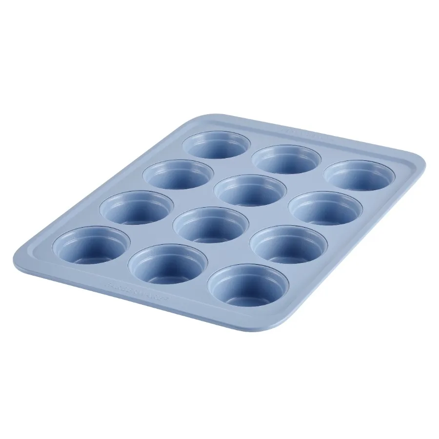 Easy Solutions 12 Cup Nonstick Bakeware Muffin Pan Dishwasher Safe and Oven Safe to 450°F Blue
Easy Solutions 12 Cup Nonstick Bakeware Muffin Pan Dishwasher Safe and Oven Safe to 450°F Blue