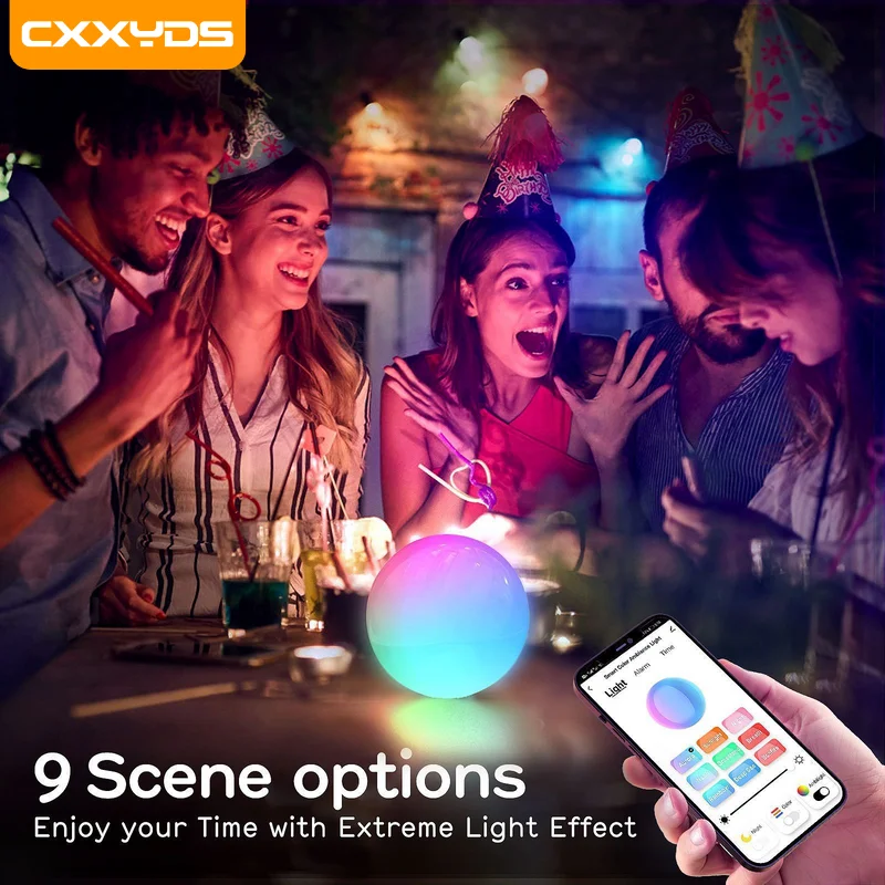 RGB Graffiti Atmosphere Light Bluetooth Smart APP Control LED Night Light Colorful Atmosphere Bedroom Bedside Lamp
RGB Graffiti Atmosphere Light Bluetooth Smart APP Control LED Night Light Colorful Atmosphere Bedroom Bedside Lamp