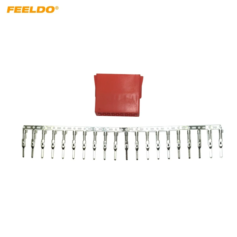 FEELDO Car Audio CD player Connector 20pcs Terminal Pins Socket for Volkswagen Audi Skoda CD/DVD DIY Plug Changer
FEELDO Car Audio CD player Connector 20pcs Terminal Pins Socket for Volkswagen Audi Skoda CD/DVD DIY Plug Changer