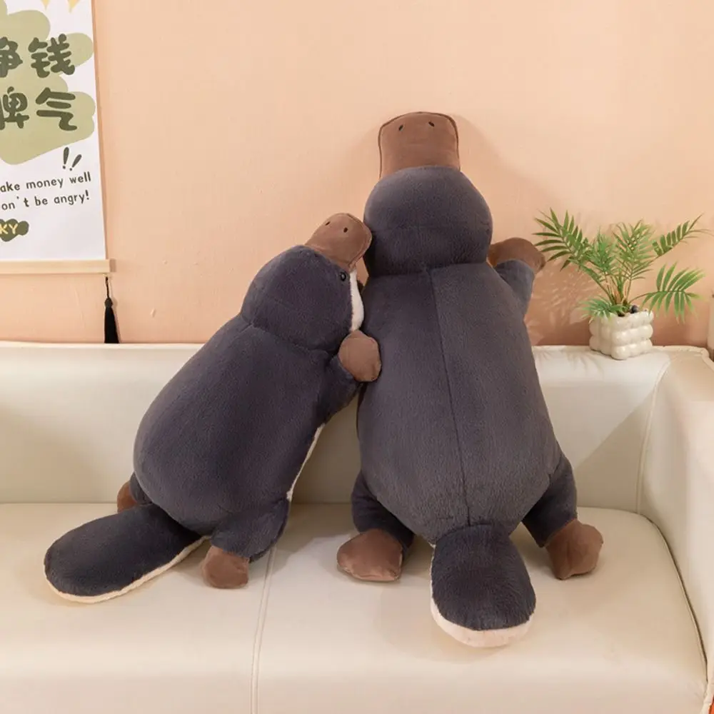 Cute Design Super Soft Platypus Grey Color High Quality Stuffed Animal Fluffy Texture Realistic Design Lying Birthday Gift
Cute Design Super Soft Platypus Grey Color High Quality Stuffed Animal Fluffy Texture Realistic Design Lying Birthday Gift