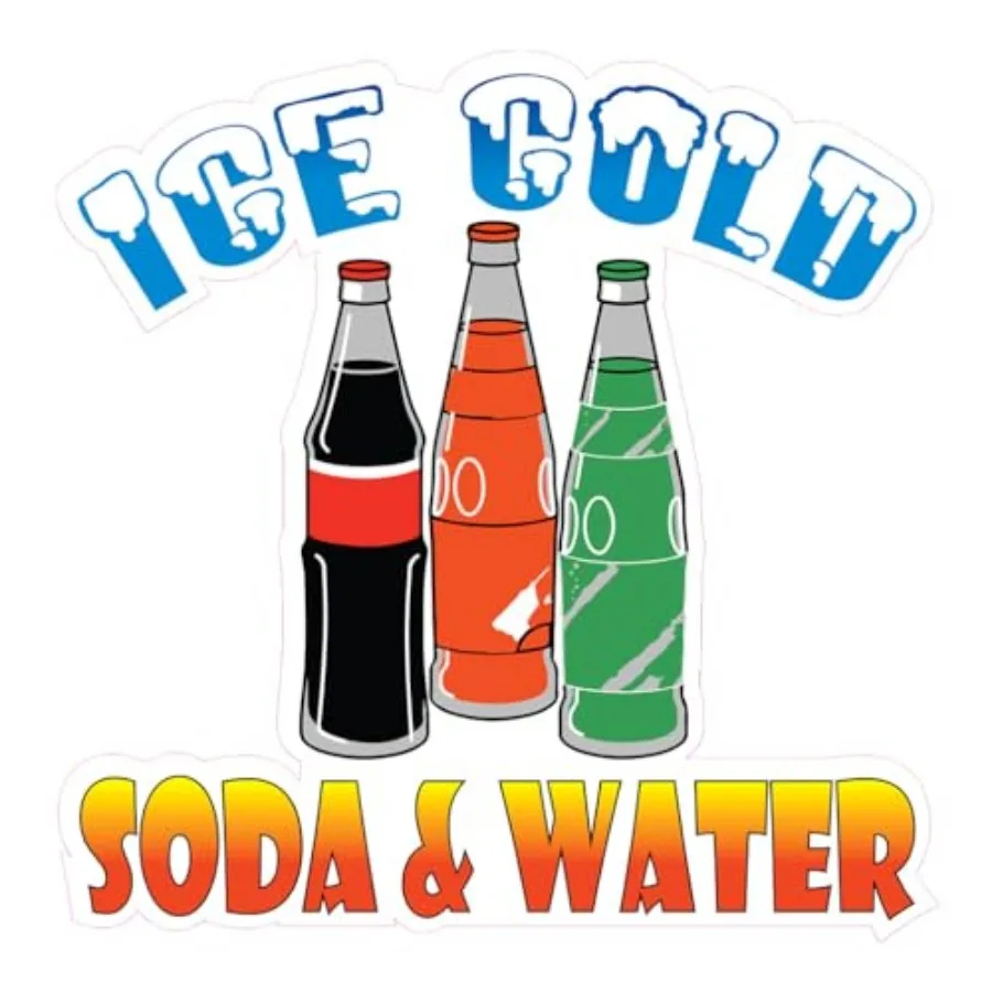 Ice Cold Soda and Water Concession Restaurant Food Truck Die-Cut Vinyl Sticker 10 inches
Ice Cold Soda and Water Concession Restaurant Food Truck Die-Cut Vinyl Sticker 10 inches