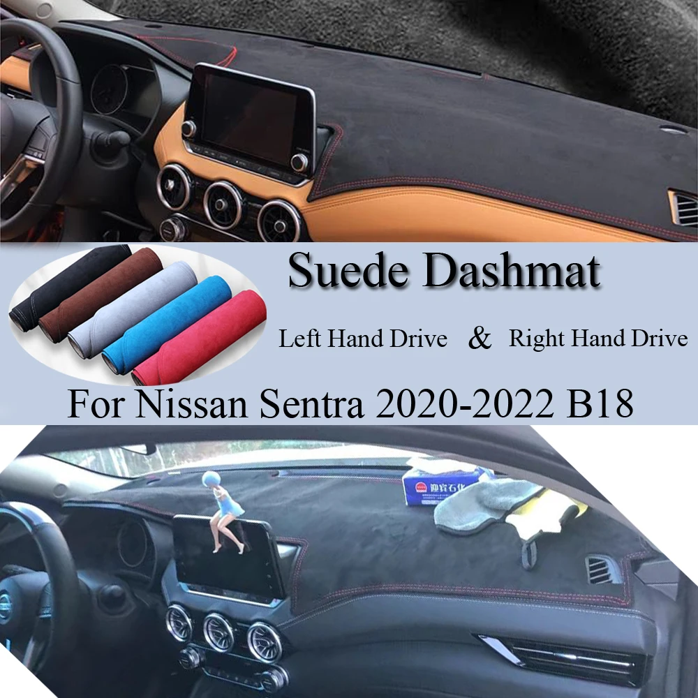 For Nissan Sentra 2020 2021 2022 B18 Suede Leather Dashmat Dash Mat Cover Dashboard Pad Sunshade Carpet Cape Car Accessories
For Nissan Sentra 2020 2021 2022 B18 Suede Leather Dashmat Dash Mat Cover Dashboard Pad Sunshade Carpet Cape Car Accessories