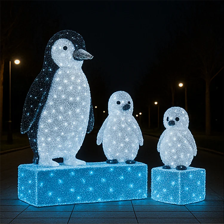 Outdoor LED Holiday Decoration Style Scene Lights Snowman Penguin Polar Bear Motif Light
Outdoor LED Holiday Decoration Style Scene Lights Snowman Penguin Polar Bear Motif Light