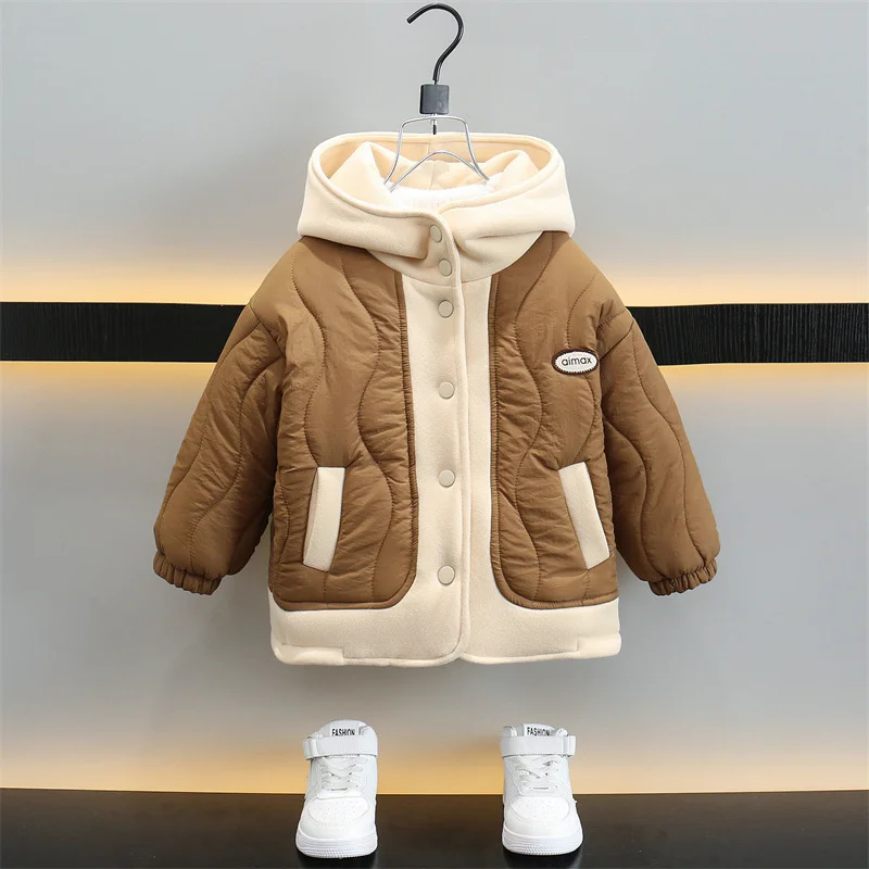 Boys Coat Jacket Cotton Windbreak 2024 Classic Warm Plus Thicken Spring Autumn High Quality Children's Clothing
Boys Coat Jacket Cotton Windbreak 2024 Classic Warm Plus Thicken Spring Autumn High Quality Children's Clothing