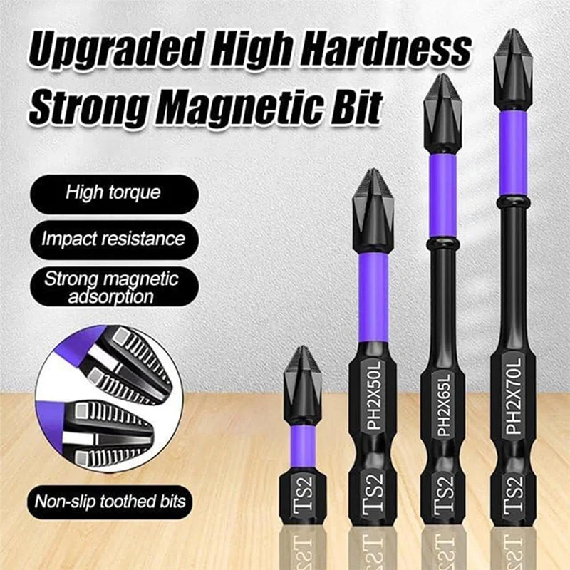 A76K D1 Anti-Slip And Shock-Proof Bits Screwdriver Bits, High Hardness And Strong Magnetic Bit, Super Strong Screwdriver 3Set Du
A76K D1 Anti-Slip And Shock-Proof Bits Screwdriver Bits, High Hardness And Strong Magnetic Bit, Super Strong Screwdriver 3Set Du