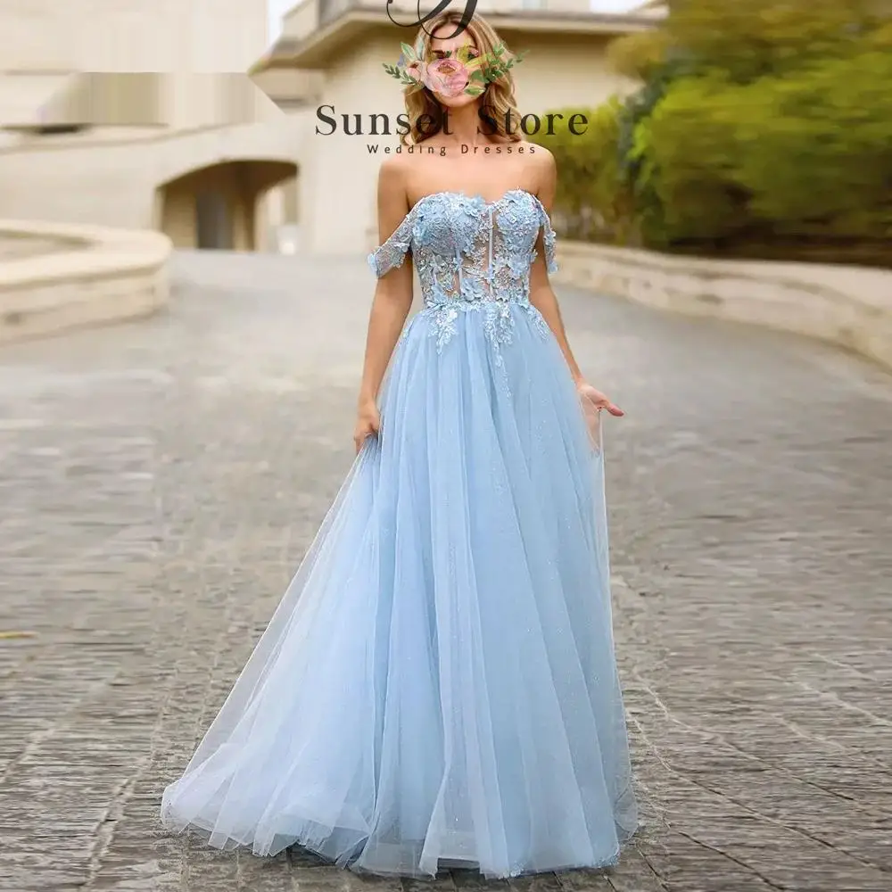 Customized Evening Dresses A-line Sleeveless Tulle Floor Length Corset Customized شارون سعيد فساتين سهر
Customized Evening Dresses A-line Sleeveless Tulle Floor Length Corset Customized شارون سعيد فساتين سهر