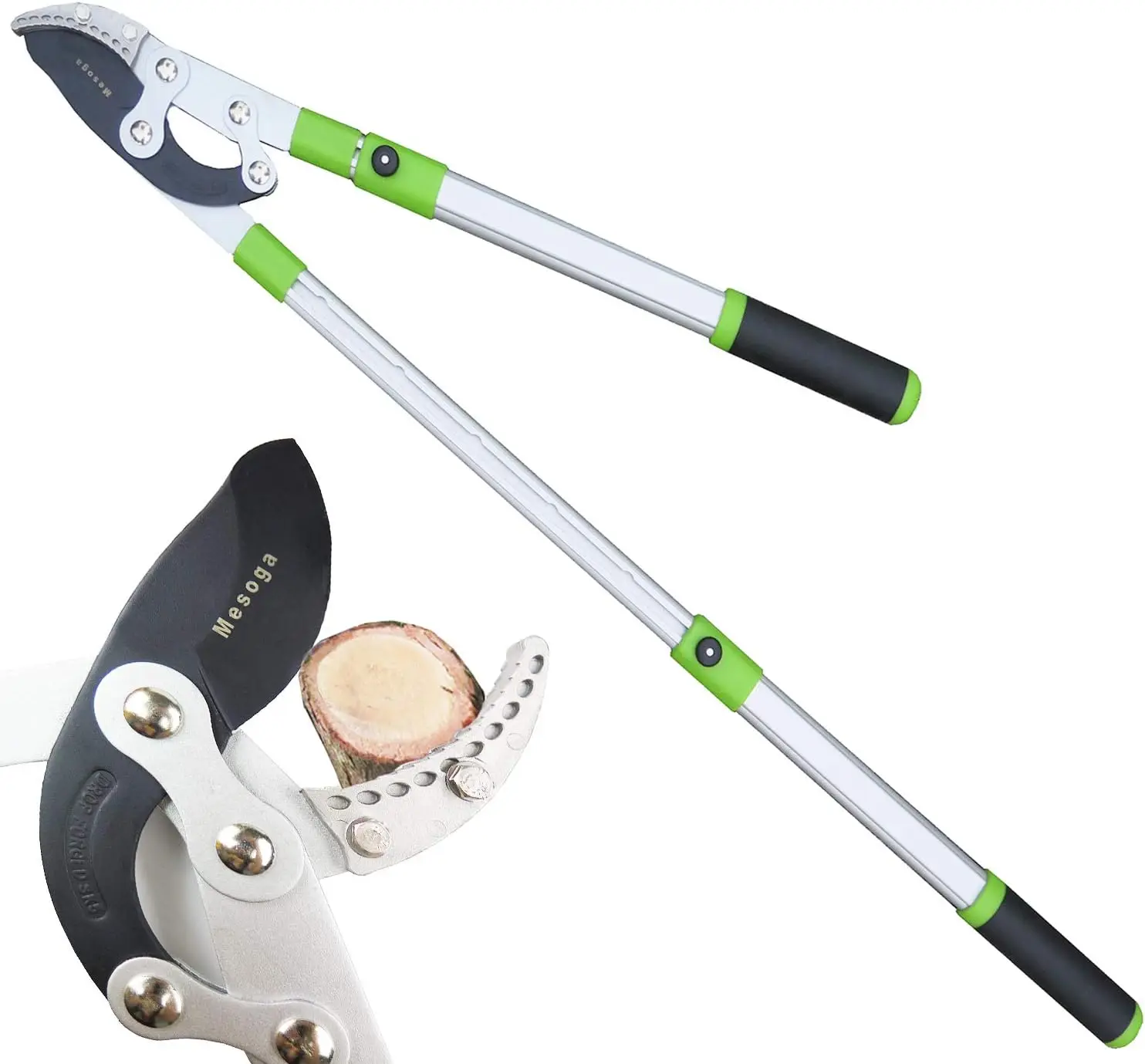 Heavy Duty Anvil & Bypass Lopper with Telescopic Handle (26-41 Inch) - Adjustable Garden Pruner for Tree Trimming
Heavy Duty Anvil & Bypass Lopper with Telescopic Handle (26-41 Inch) - Adjustable Garden Pruner for Tree Trimming