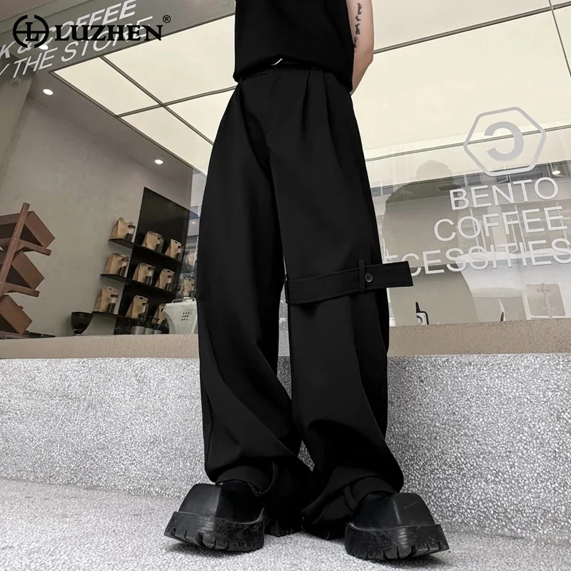LUZHEN 2025 Original Men's New Pants Stylish Original Straight Plain Fashion Youth Wide Leg Trousers Casual Loose Male JY5986
LUZHEN 2025 Original Men's New Pants Stylish Original Straight Plain Fashion Youth Wide Leg Trousers Casual Loose Male JY5986
