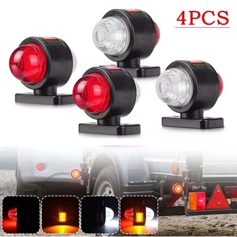 Комплект из 4 светодиодных габаритных фонарей для автофургонов, 25 LED, трехцветные, водонепроницаемые, для грузовиков и прицепов, задние сигнальные стоп-сигналы
Комплект из 4 светодиодных габаритных фонарей для автофургонов, 25 LED, трехцветные, водонепроницаемые, для грузовиков и прицепов, задние сигнальные стоп-сигналы