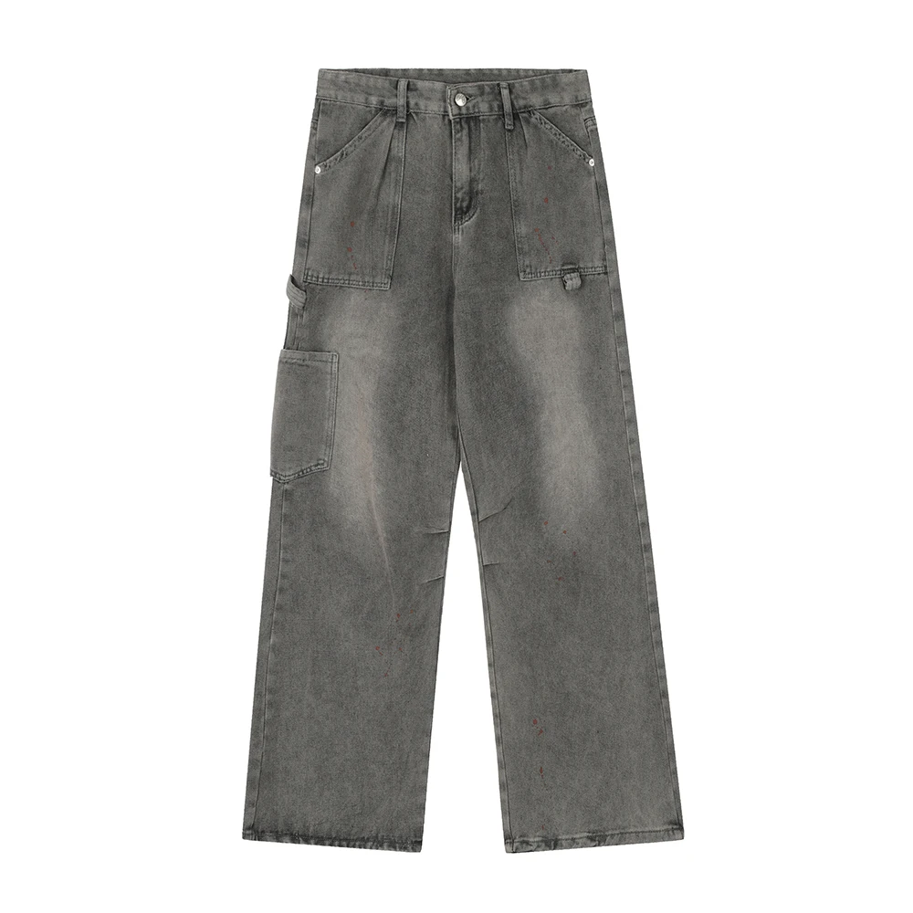 Streetwear Vintage Washed Casual Baggy Jeans Mens Straight Pockets Loose Denim Trousers Oversized Harajuku Cargo Pants
Streetwear Vintage Washed Casual Baggy Jeans Mens Straight Pockets Loose Denim Trousers Oversized Harajuku Cargo Pants