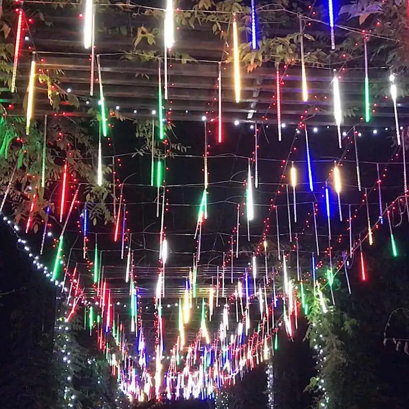 Solar Powered LED Meteor Shower Lights Outdoor Garden Decorative Lighting String Lights for Festivals And Events
Solar Powered LED Meteor Shower Lights Outdoor Garden Decorative Lighting String Lights for Festivals And Events