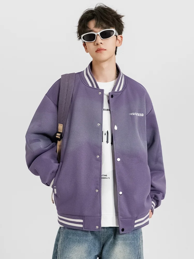 adient Color Baseball Jaet Men's Loose Casual Sle Spring Autumn Faionable Trendy Polyester Fiber Straight Hem Jaet
adient Color Baseball Jaet Men's Loose Casual Sle Spring Autumn Faionable Trendy Polyester Fiber Straight Hem Jaet