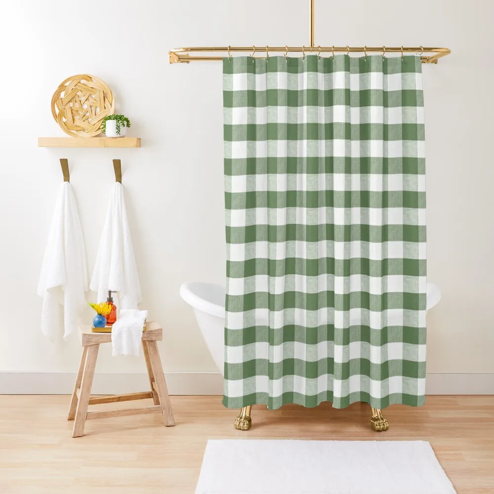 Treetop green gingham fabric pattern Shower Curtain For The Bathroom Bathroom Decor Curtain
Treetop green gingham fabric pattern Shower Curtain For The Bathroom Bathroom Decor Curtain