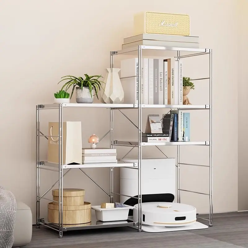 Japanese Stainless Steel Multi-Layer Corner Shelf, Floor Stand for Kitchen Storage, Multifunctional Space-Saving Rack for Home
Japanese Stainless Steel Multi-Layer Corner Shelf, Floor Stand for Kitchen Storage, Multifunctional Space-Saving Rack for Home