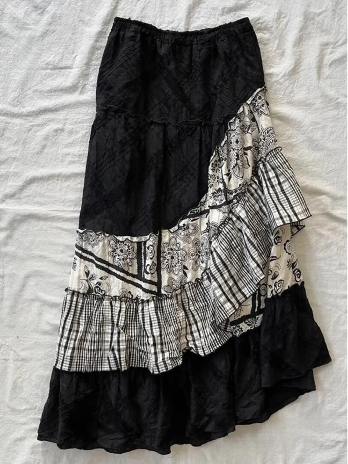 Original Bla Asymmetrical f-length Skirt for Girls Vintage Holiday Wear Cotton Stand Fit A-line Skirt by BaoYao
Original Bla Asymmetrical f-length Skirt for Girls Vintage Holiday Wear Cotton Stand Fit A-line Skirt by BaoYao