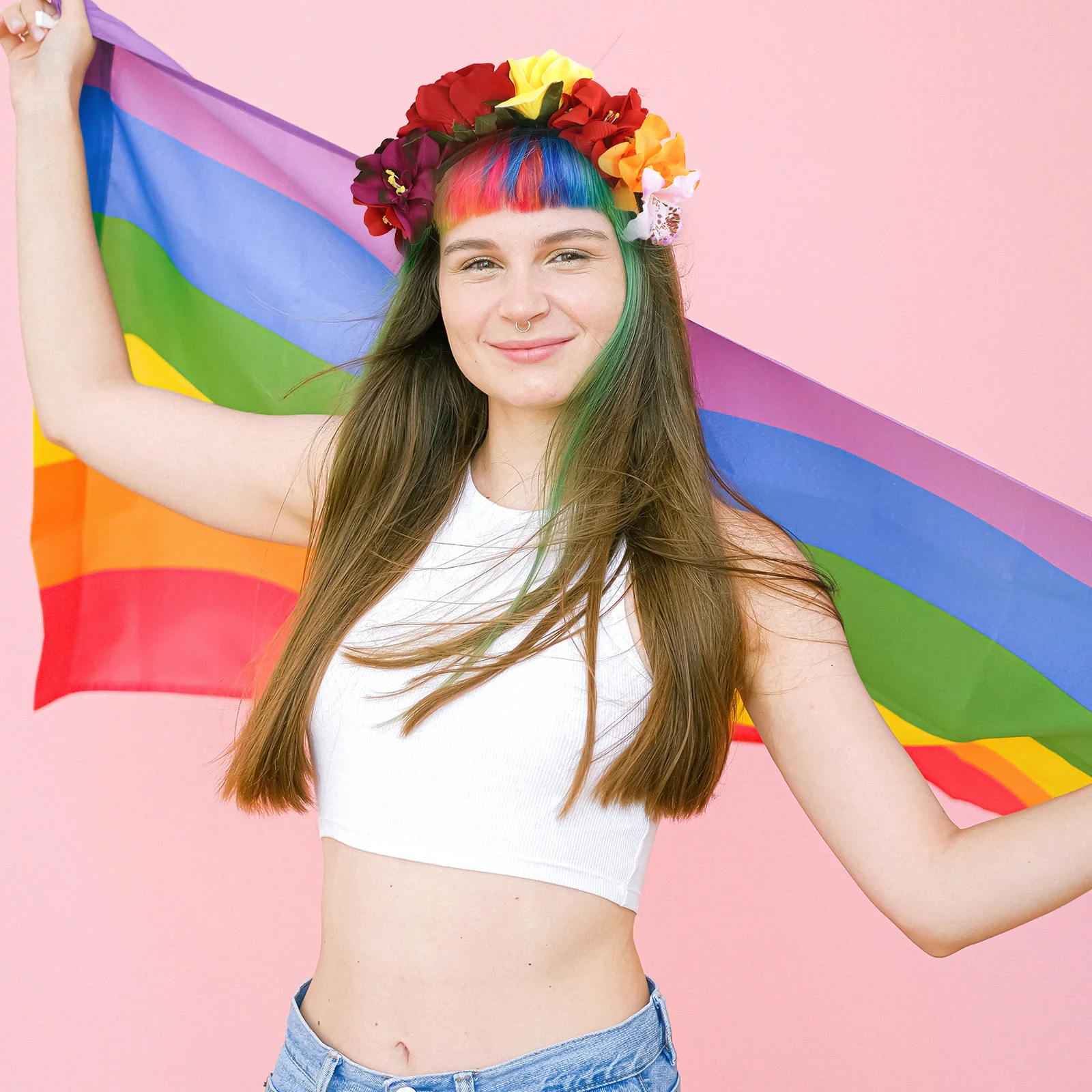 Simulation Rose Flower Headband Lightweight Comfortable Floral Crown for Halloween Carnival Party Photo Prop Hair Hoop
Simulation Rose Flower Headband Lightweight Comfortable Floral Crown for Halloween Carnival Party Photo Prop Hair Hoop