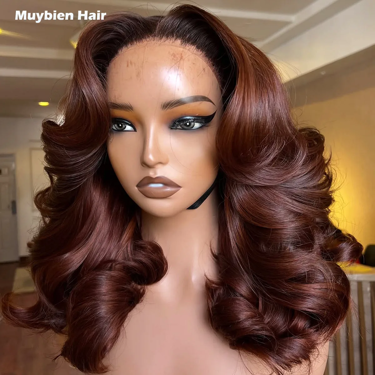 Wear and Go Glueless Wig Brown Colored Loose Body Wave Lace Front Wigs Human Hair 13x4 Lace Front Bouncy Curly Wigs Pre Cut Lace
Wear and Go Glueless Wig Brown Colored Loose Body Wave Lace Front Wigs Human Hair 13x4 Lace Front Bouncy Curly Wigs Pre Cut Lace