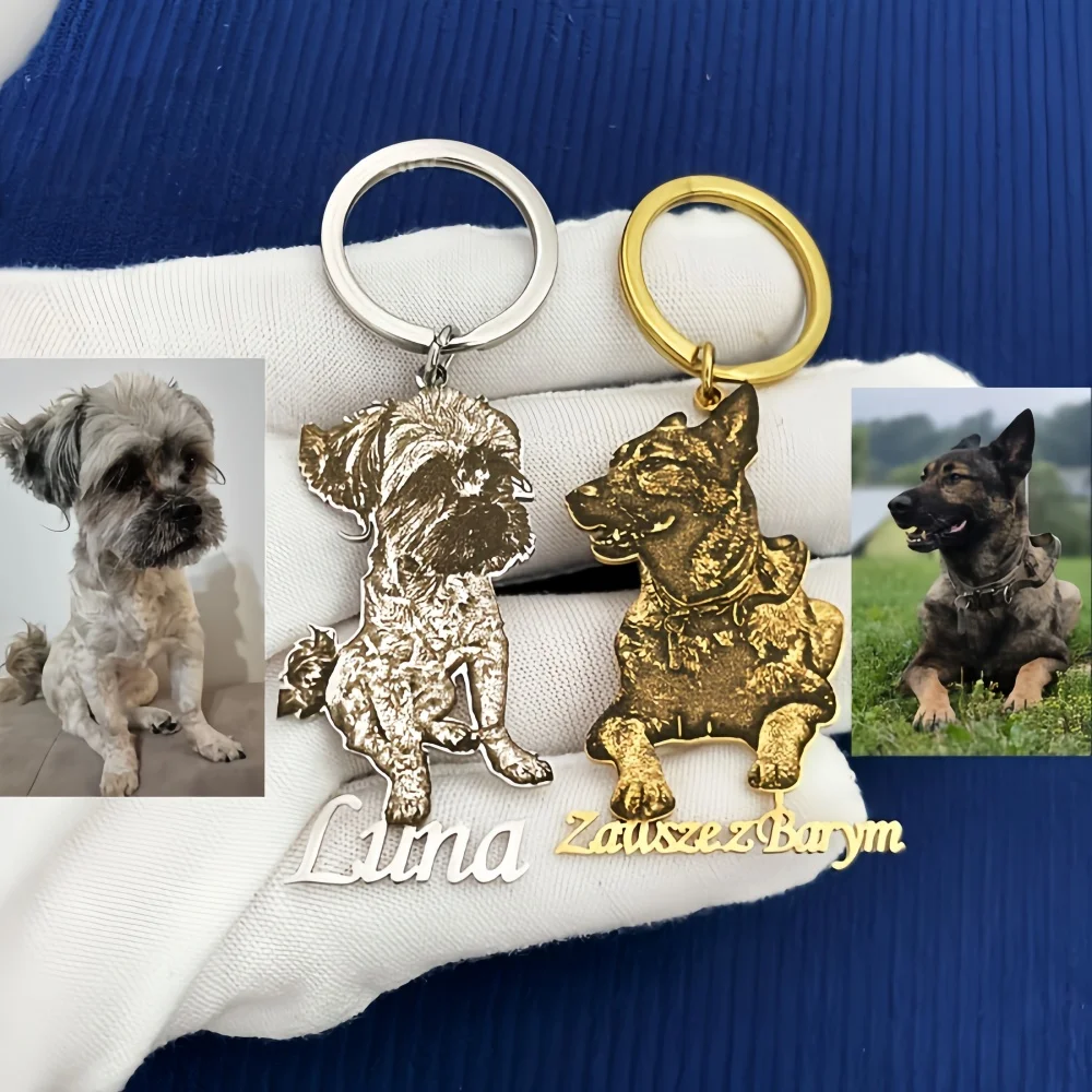 Personalized Photo Name Custom Keychain Custom Dog Cat Keychain Family Picture Portrait Keychain Pet Memorial Gift Family Gifts
Personalized Photo Name Custom Keychain Custom Dog Cat Keychain Family Picture Portrait Keychain Pet Memorial Gift Family Gifts