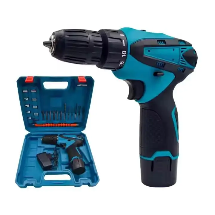 12V Dual-Speed Adjustable Torque Household Electric Drill Multi-Function DIY Industrial Hand Screwdriver Lithium Power Drills
12V Dual-Speed Adjustable Torque Household Electric Drill Multi-Function DIY Industrial Hand Screwdriver Lithium Power Drills