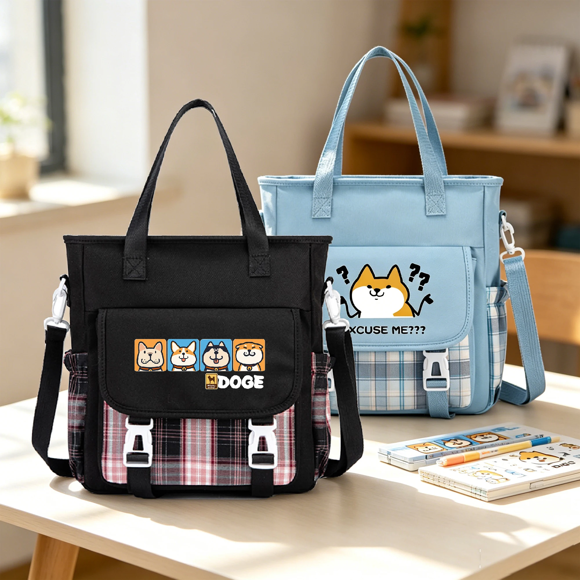 Cartoon Dog Husky Shiba Inu Girls Anime Handbag Crossbody Shoulder Bags Student Schoolbag Casual Daypack Cute Doge Messenger Bag
Cartoon Dog Husky Shiba Inu Girls Anime Handbag Crossbody Shoulder Bags Student Schoolbag Casual Daypack Cute Doge Messenger Bag