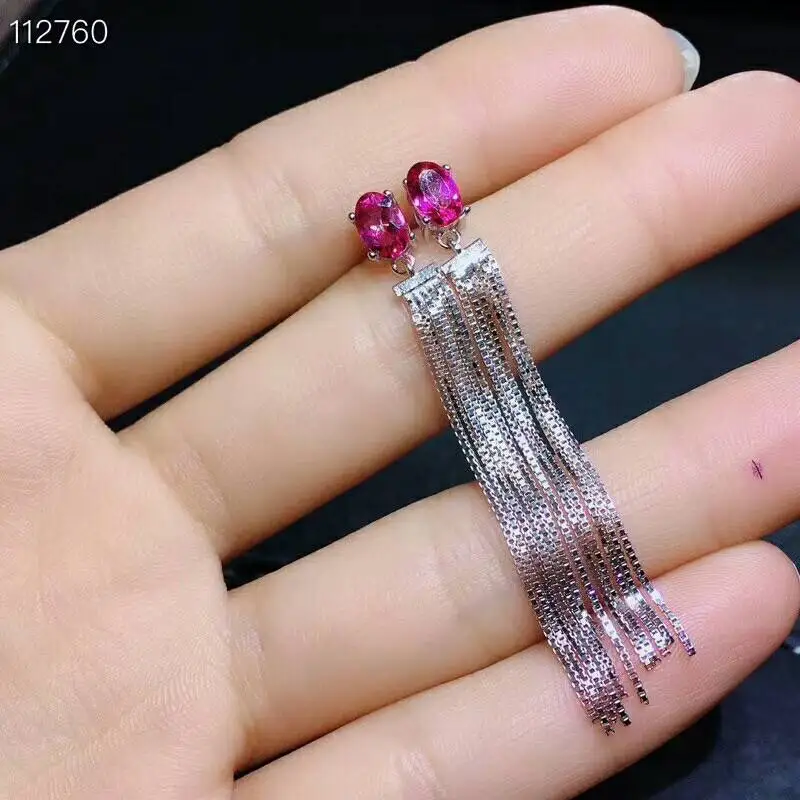 Женские серьги-подвески MeiBaPJ из серебра 925 пробы с натуральным темно-розовым топазом
Женские серьги-подвески MeiBaPJ из серебра 925 пробы с натуральным темно-розовым топазом
