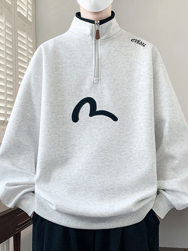 Cool Men's Hoodie Jaet f Zipper Loose Fit Collar Sli Casual Breathable Warm Long Sve Student Faion Top
Cool Men's Hoodie Jaet f Zipper Loose Fit Collar Sli Casual Breathable Warm Long Sve Student Faion Top