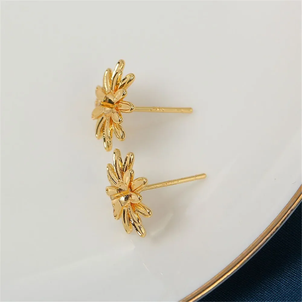 Gold Plated Pearl Earring Settings, DIY Jewelry Making Supplies, Blank Ear Stud Bases for Handmade Accessories, 1pair No Pearl
Gold Plated Pearl Earring Settings, DIY Jewelry Making Supplies, Blank Ear Stud Bases for Handmade Accessories, 1pair No Pearl