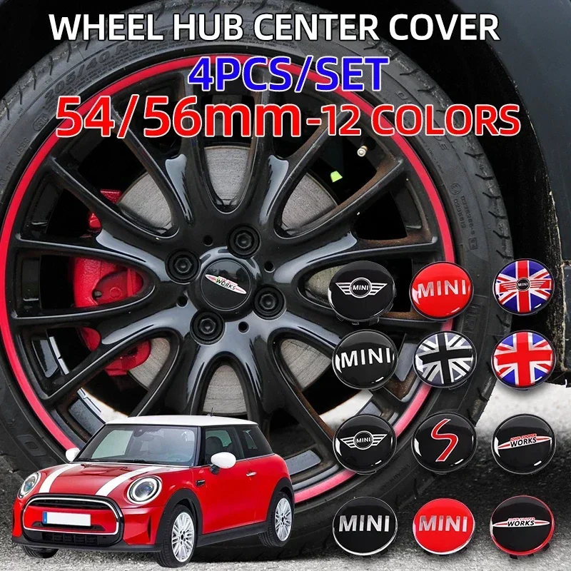 4PCS 54mm 56mm Car Wheel Center Hub Caps Cover Emblem Badge For BMW Mini Cooper One S JCW R55 R56 R57 R58 R60 F55 F56 Clubman
4PCS 54mm 56mm Car Wheel Center Hub Caps Cover Emblem Badge For BMW Mini Cooper One S JCW R55 R56 R57 R58 R60 F55 F56 Clubman