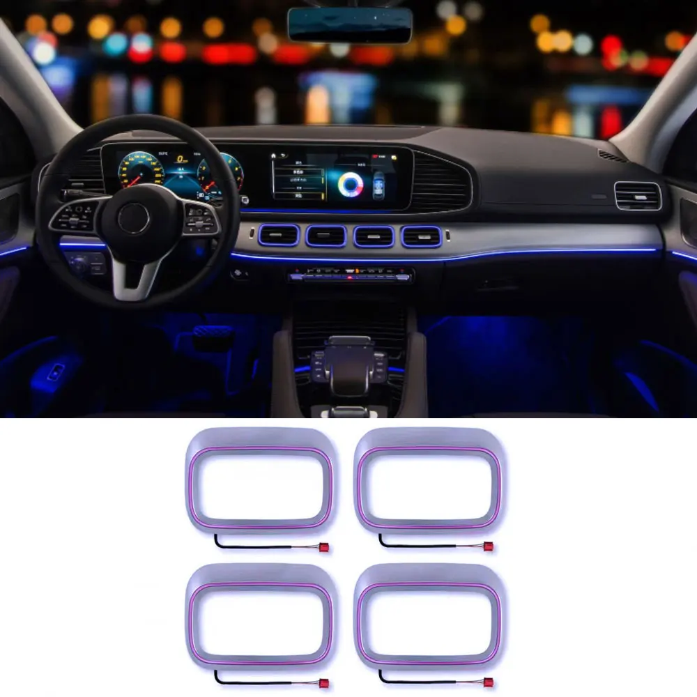LED air conditioning turbine air outlet is suitable for Mercedes-Benz GLE GLS W167 X167 64 color air outlet ambient light
LED air conditioning turbine air outlet is suitable for Mercedes-Benz GLE GLS W167 X167 64 color air outlet ambient light