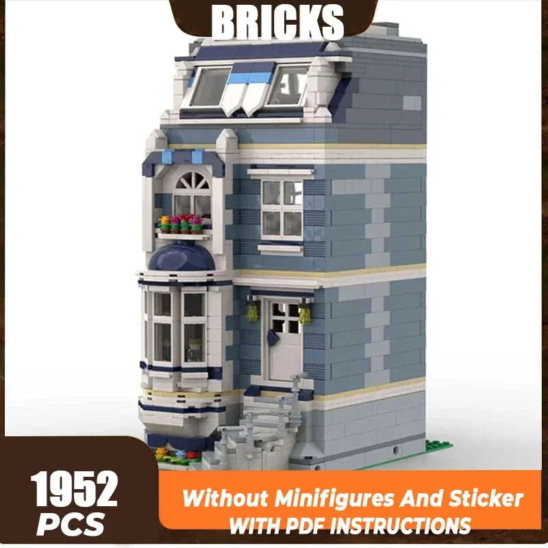 Moc Building Bricks Street View Model Three-story Townhouse Technology Modular Blocks Gifts Christmas Toys DIY Sets Assembly
Moc Building Bricks Street View Model Three-story Townhouse Technology Modular Blocks Gifts Christmas Toys DIY Sets Assembly