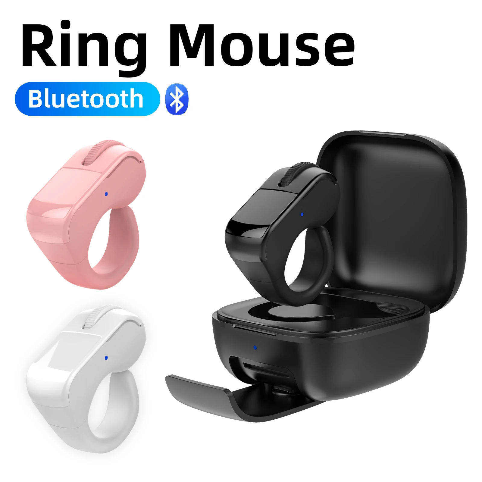 Bluetooth Remote Control Ring Mouse Control TikTok Short Video PPT Page Turning Controller Mobile Phone Tablet Universal
Bluetooth Remote Control Ring Mouse Control TikTok Short Video PPT Page Turning Controller Mobile Phone Tablet Universal