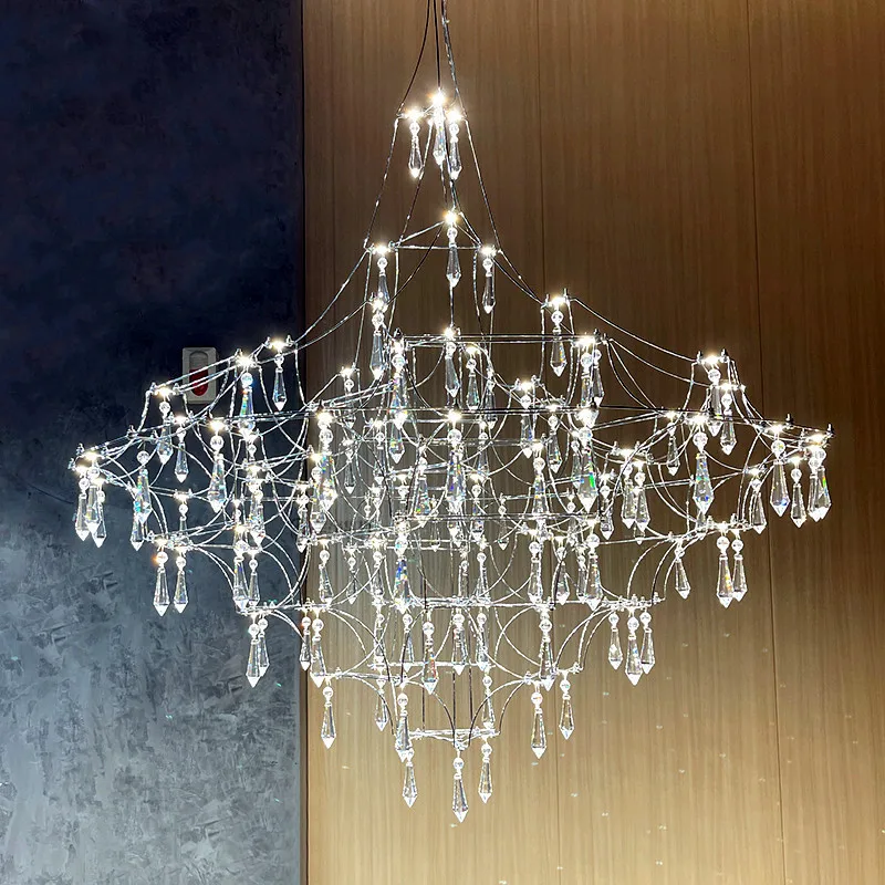 Modern LED Crystal Chandelier Firefly Lustre Hanging Lamp for Ceiling Living Room Dining Bedroom Bar Suspension Lighting Fixture
Modern LED Crystal Chandelier Firefly Lustre Hanging Lamp for Ceiling Living Room Dining Bedroom Bar Suspension Lighting Fixture