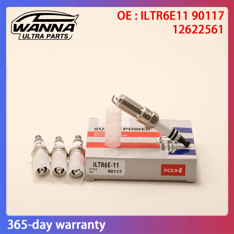 4/6pcs OE ILTR6E11 90117 12622561 Spark Plug Iridium Platinuim For Chevrolet Impala Camaro GL8 Boulevard Enclave XTS SRX SLS
4/6pcs OE ILTR6E11 90117 12622561 Spark Plug Iridium Platinuim For Chevrolet Impala Camaro GL8 Boulevard Enclave XTS SRX SLS