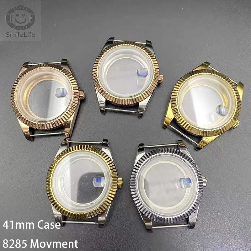 SmileLife 8285 41mm Watch Case Sapphire Glass Transparent Bottom Cover Fit Miyota8285 Movement Watch Accessories
SmileLife 8285 41mm Watch Case Sapphire Glass Transparent Bottom Cover Fit Miyota8285 Movement Watch Accessories