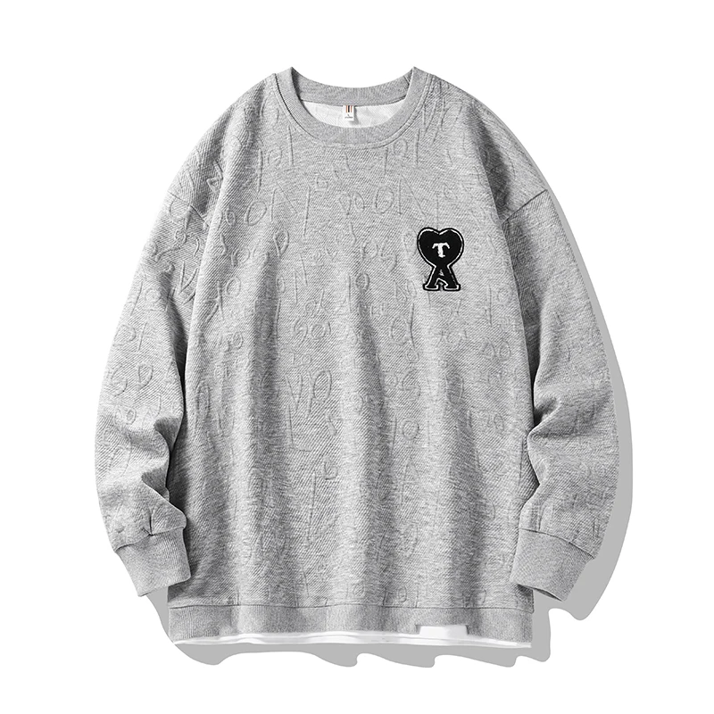 New autumn and winter American vintage embroidery men's hoodie large size fashion trend round neck long sleeve men's top clothin
New autumn and winter American vintage embroidery men's hoodie large size fashion trend round neck long sleeve men's top clothin