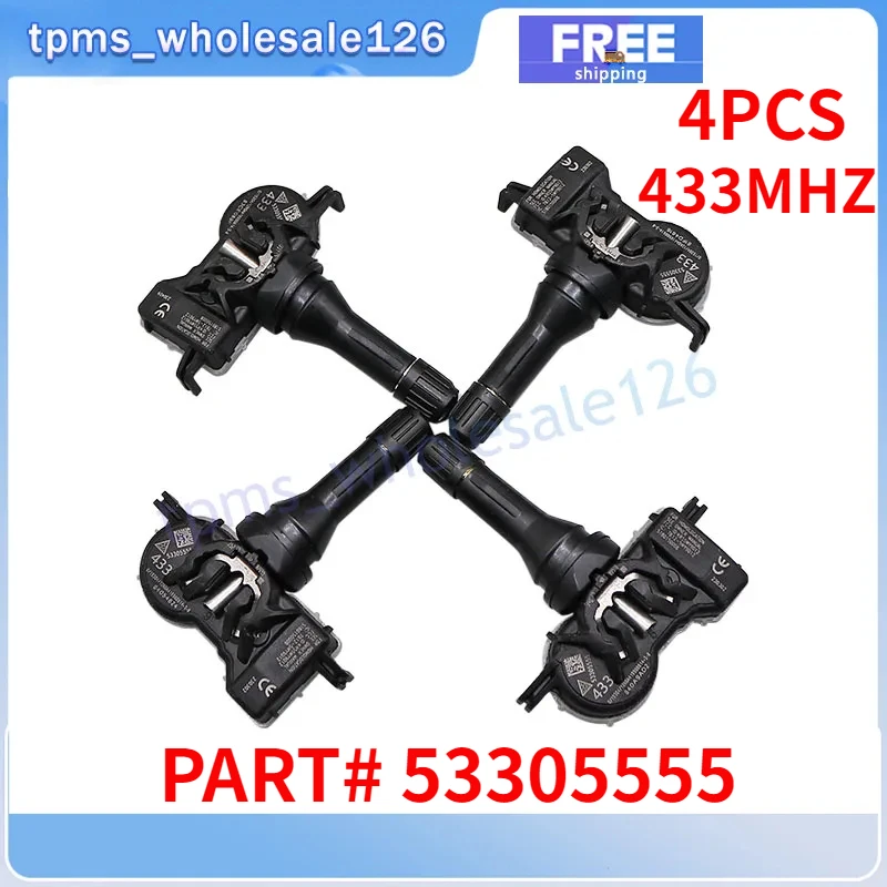 53305555 68105280AF For 2016-2019 Chrysler 200 Pacifica Dodge Dart 2017-2024 Jeep Compass Tire Pressure Monitor Sensor 4PCS TPMS
53305555 68105280AF For 2016-2019 Chrysler 200 Pacifica Dodge Dart 2017-2024 Jeep Compass Tire Pressure Monitor Sensor 4PCS TPMS